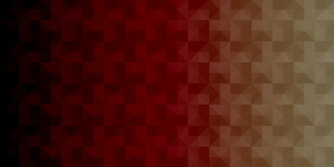 Abstract geometric background. Triangular pixelation. Mosaic, red gradient.