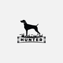 Hunting dog logo design inspiration for your business.