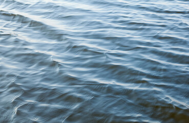 Water surface with ripples