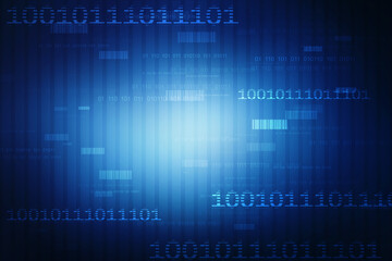 Fototapeta premium Internet binary data code computing or transmission process, Internet Fiber Optics data Background, Binary Code Background, Digital Abstract technology background