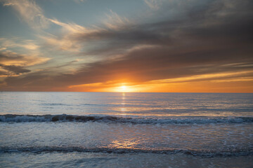 Obraz premium sunset over the sea