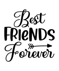 Friendship Svg Bundle, Friend, Digital SVG File for Cricut or Silhouette, DXF, PNG, Jpg, Eps, Print File