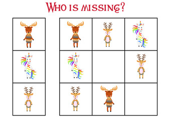 Sudoku for kids. Sudoku. Children's puzzles. Educational game for children. pirate in search of treasures at sea