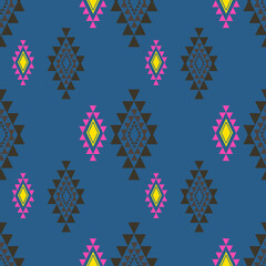 Ikat Jamaica lanna Thai fabric pattern 