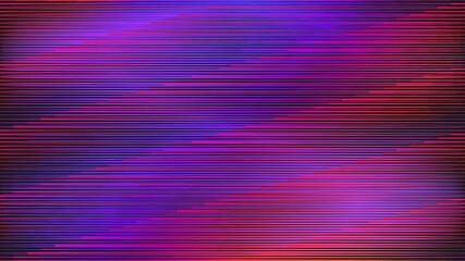 Glitch distorted geometric background . Modern art design . Noise destroyed glitched poster . Trendy defect error background with speed arrows . Glitched artwork  .Broken effect .vector 