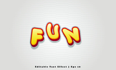 fun text effect, editable text effect
