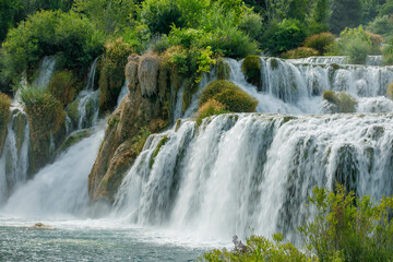 Obraz premium Skradiski Buk Waterfalls, Krka National Park, Croatia
