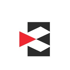 abstract k Letter arrow  Template Vector Illustration design