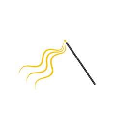 wand magic icon  vector illustration design