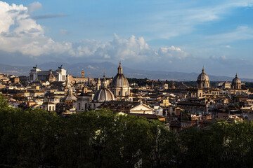 View of Rome from Castel Sant'Angelo