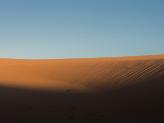 sand dunes in the desert