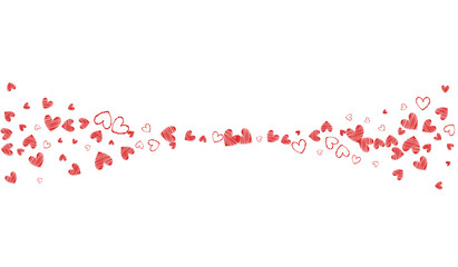 Burgundy Heart Vector White Backgound. Romantic