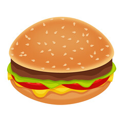 Burger vector illustration