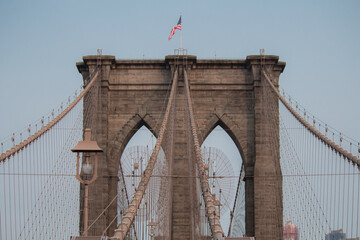 Obraz premium New York City street photo with buildings during clear day
