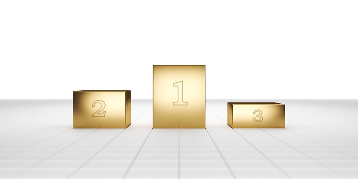 Siegerpodest, Treppe, Goldenes Podest