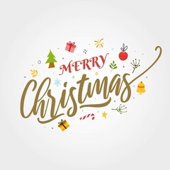 Merry Christmas. Happy New Year, 2022. Typography vector design for greeting cards, banner, gift, invitation, party, poster on a textural background celebration. 