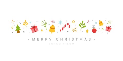 Merry Christmas. Happy New Year, 2022. Typography vector design for greeting cards, banner, gift, invitation, party, poster on a textural background celebration. 