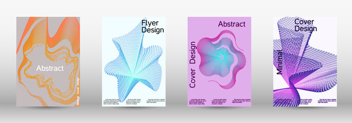 Modern abstract background. Modern design template. Future futuristic template with abstract current forms for banner design, poster, booklet, report, journal.