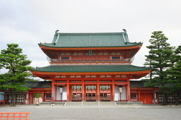 京都 平安神宮 大鳥居