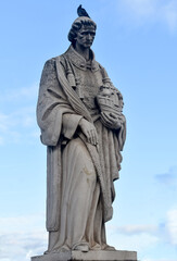 Obraz premium Statue Saint Vincent in Lisbon 