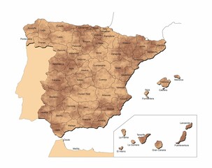 MAPA DE ESPAÑA_13 © Packelle