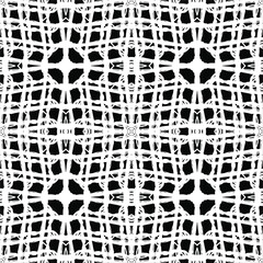 Black-White Abstract Motifs Pattern. Decoration for Interior, Exterior, Carpet, Textile, Garment, Cloth, Silk, Tile, Plastic, Paper, Wrapping, Wallpaper, Pillow, Sofa, Background, Ect