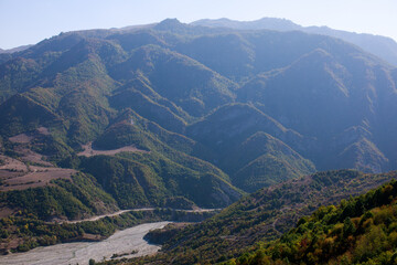 Naklejka premium Beautiful scenic photos of nature in Azerbaijan