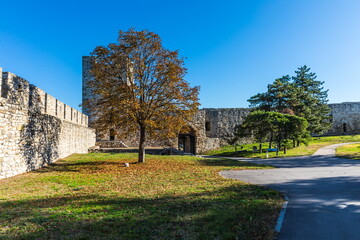 The Belgrade Fortress, the most visited tourist attraction in Belgrade, Serbia. 