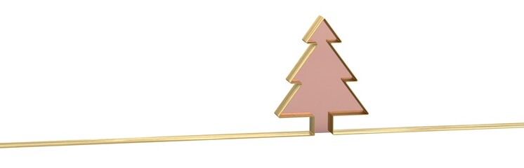 Christmas background with tree continuous