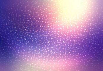 Obraz premium Brilliance sparkles on glowing lilac pink purple ombre background. Shiny confetti Xmas illustration.