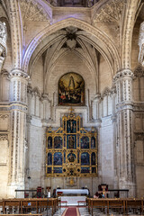 Interior of the Monastery of San Juan de los Reyes in the city of Toledo, Spain