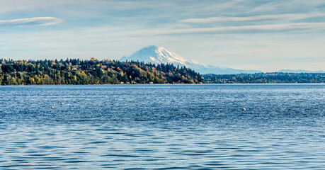 Scenic Water Mountain Landscape 2