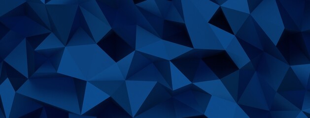 Fototapeta premium poly blue 
