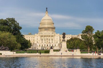 Fototapeta na wymiar The Capitol in Washington, DC.