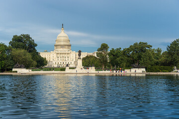 Fototapeta na wymiar The Capitol in Washington, DC.