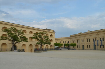 Festung Ehrenbreitstein, großer Exerzierplatz.