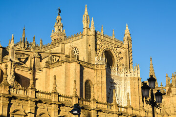 Fototapeta na wymiar Seville Cathedral.