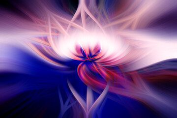 Multi Color Abstract Gradient Crossing Wavy Background.