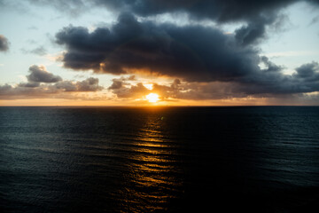 Helgoland, Sonnenuntergang