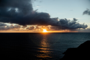 Nordsee, Sonnenuntergang
