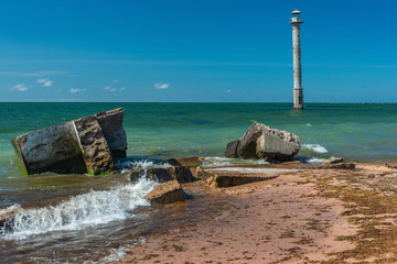 Kiipsaare lighthouse, the Pisa Tower of Saaremaa, estonia