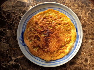 Breakfast egg plate