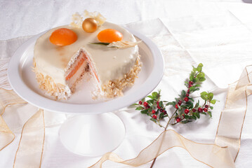 Torta mandorlata ai mandarini