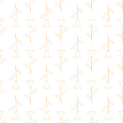 Seamless pattern in minimalists style. Modern decorative texture. Graphic design element for scrapbook, textile, wallpaper, web. Vector illustration.