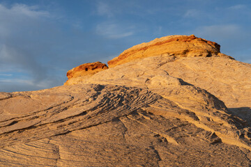 USA, Utah. Sandstone formations near Grays Pasture, Island in the Sky, Canyonlands National Park.