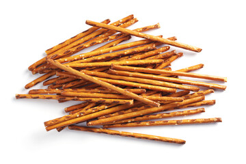 Pile of pretzel sticks