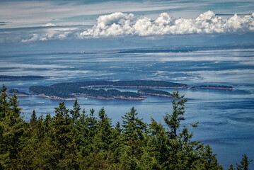 Sucia Islands from Mt Constitution