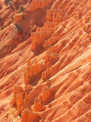 Rock formations in main canyon, Cedar Breaks National Monument, Utah