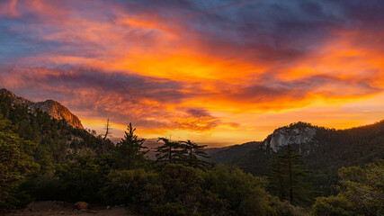 Sunrise on Mount San Jacinto, CA