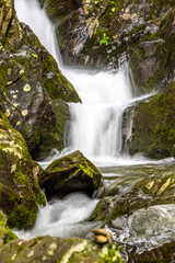 USA, Virginia, Shenandoah National Park, Dark Hollow Falls